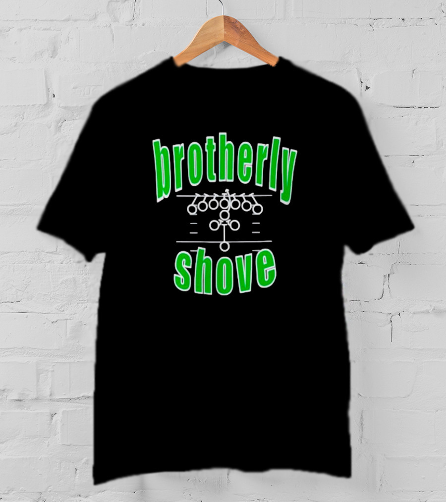 Brotherly Shove Philly Eagles Play Diagram T-Shirt
