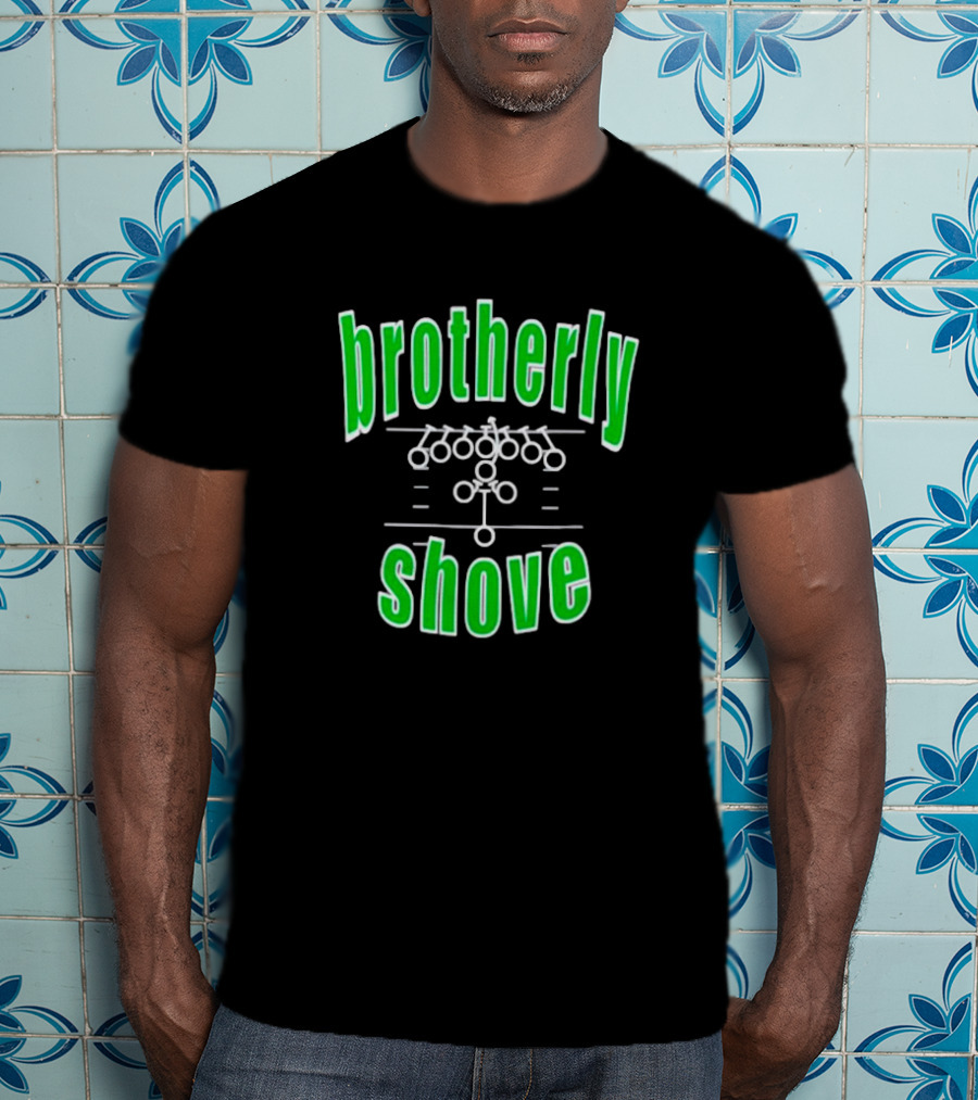 Brotherly Shove Philly Eagles Play Diagram T-Shirt
