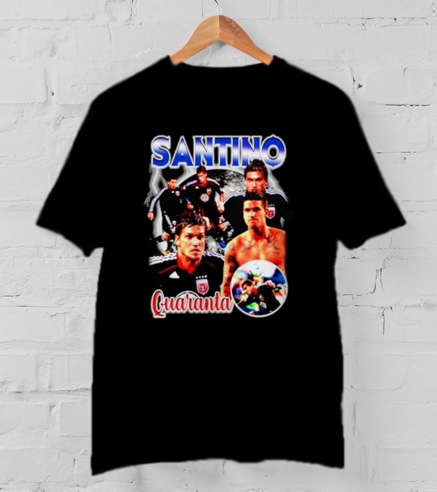 Santino Quaranta Soccer Montage DC United Moments T-Shirt