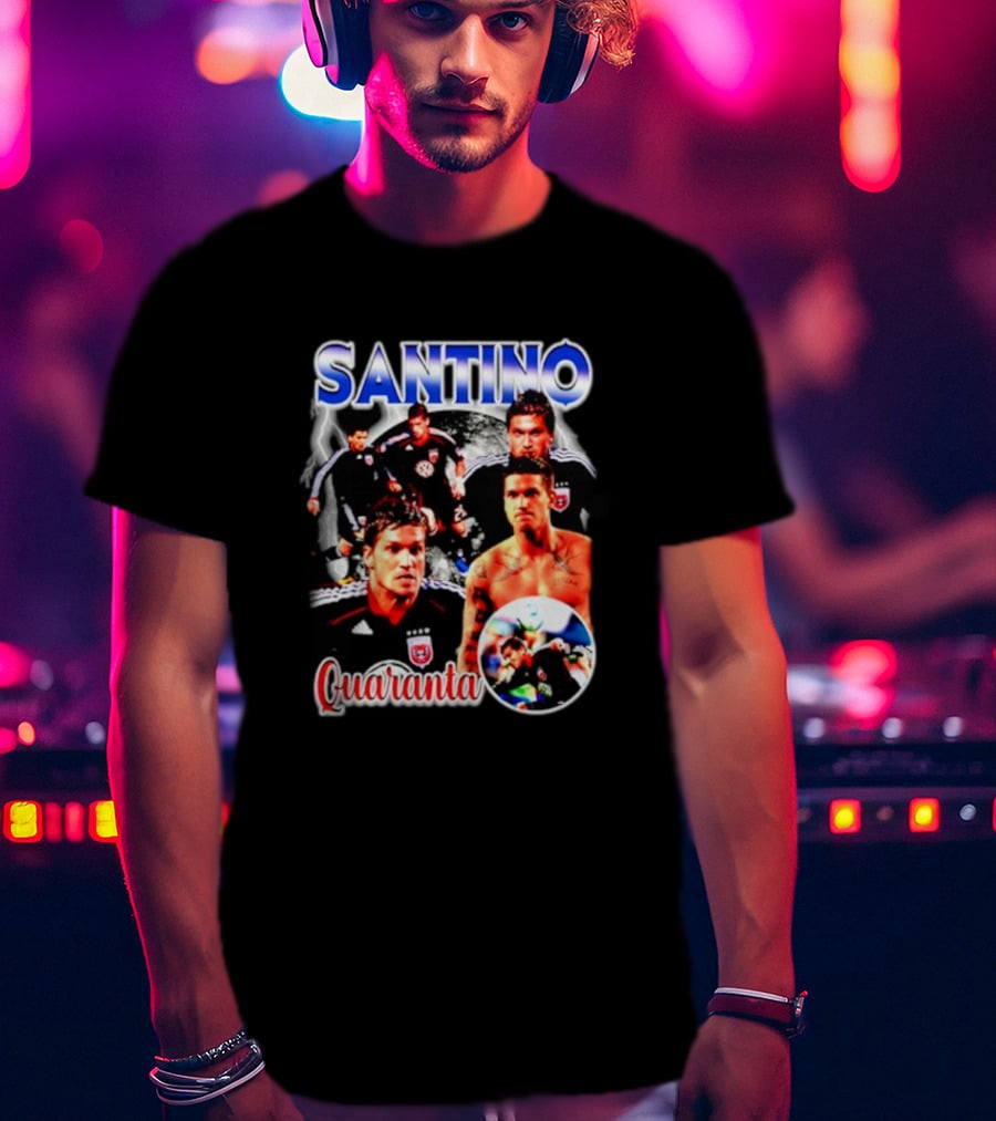 Santino Quaranta Soccer Montage DC United Moments T-Shirt