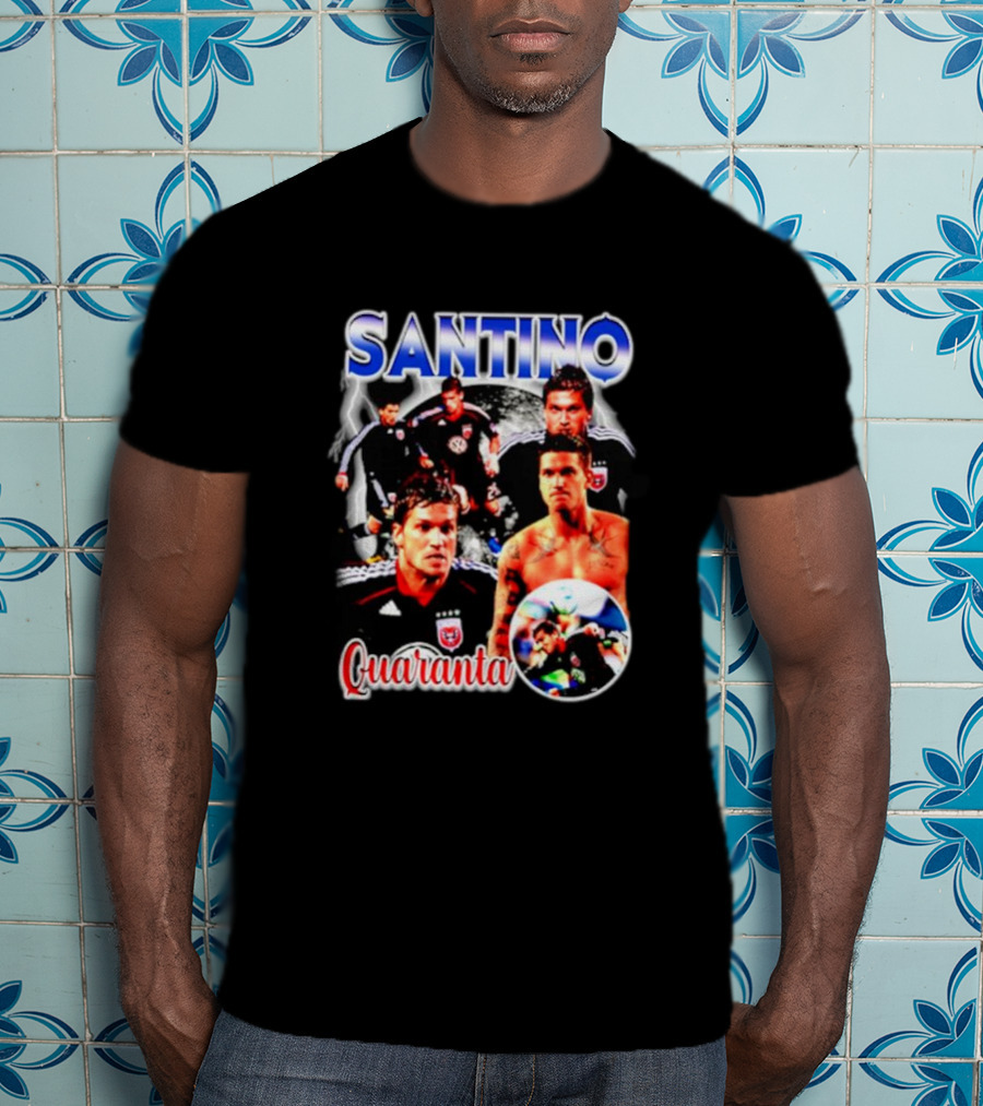 Santino Quaranta Soccer Montage DC United Moments T-Shirt