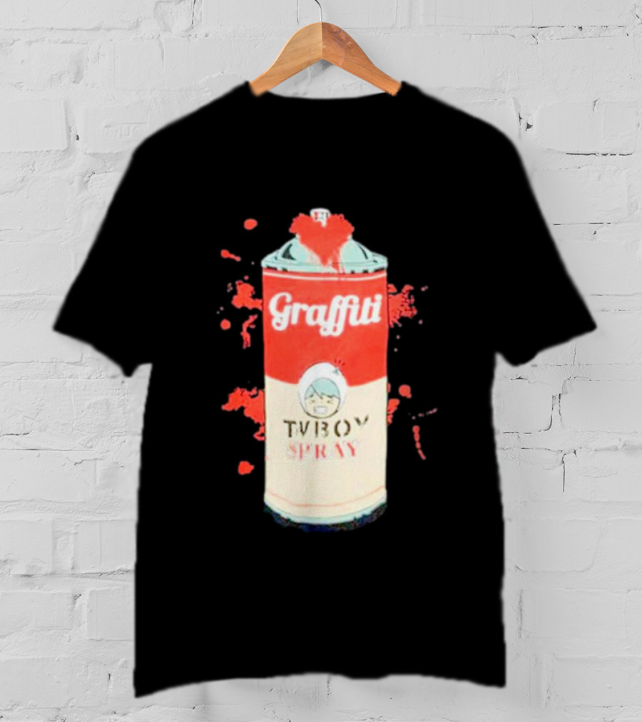 Graffiti TV Boy Spray Can Art Shawn Stockman T-Shirt