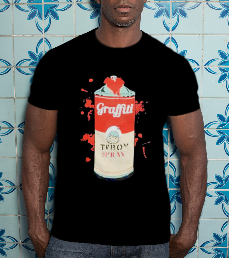 Graffiti TV Boy Spray Can Art Shawn Stockman T-Shirt