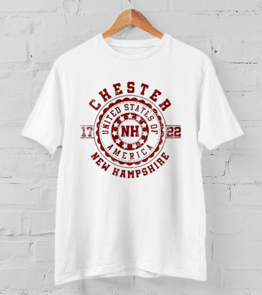 Chester New Hampshire 1722 Vintage United States Of America NH T-Shirt