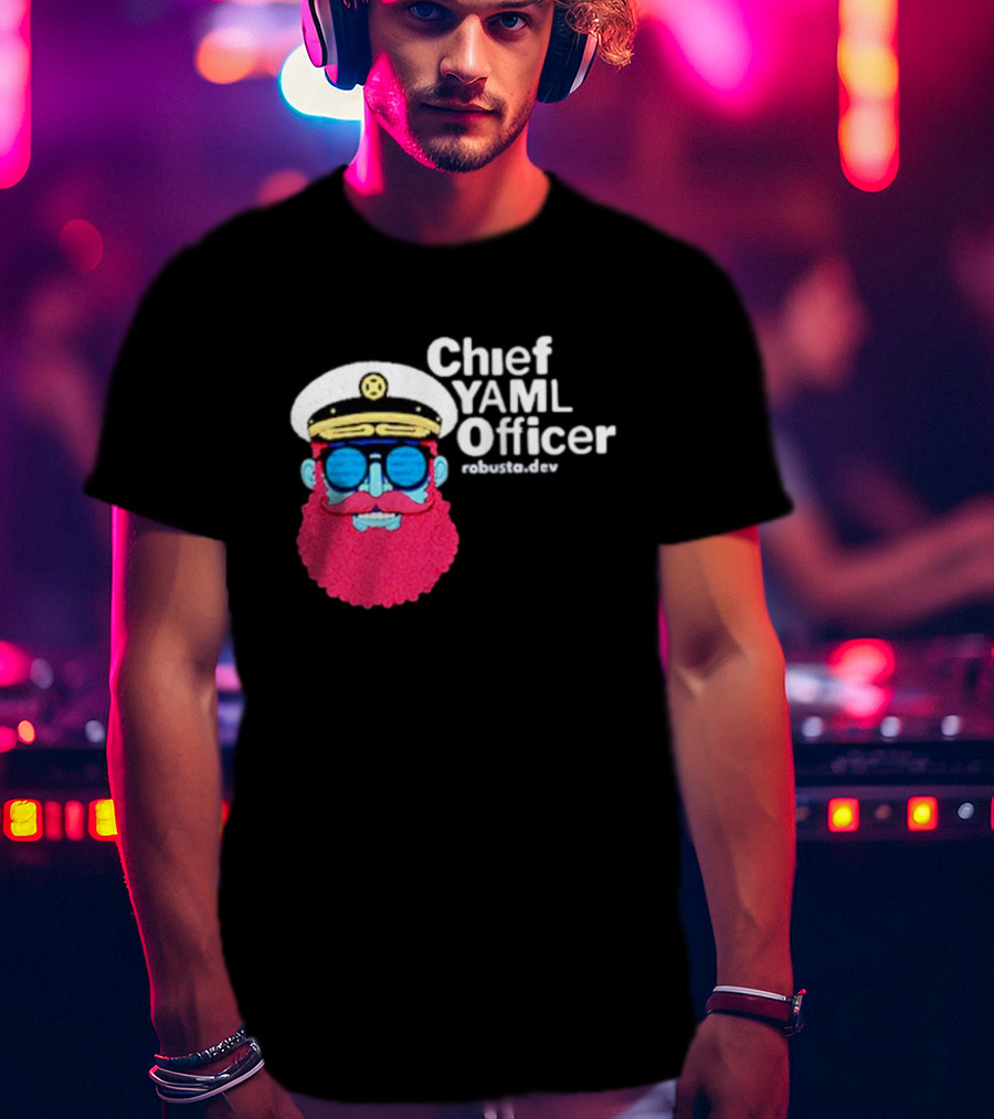 Chief Yaml Officer Robusta.dev T-Shirt