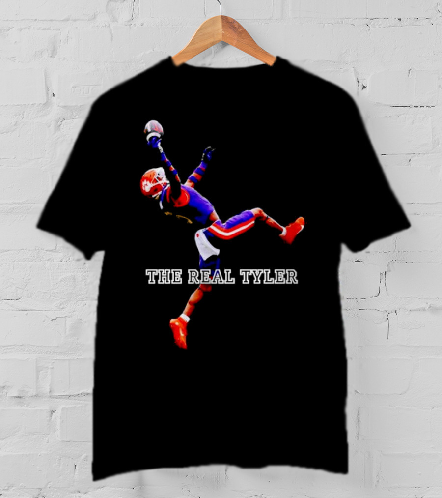Clemson Tigers The Real Tyler Browns Football Catch T-Shirt
