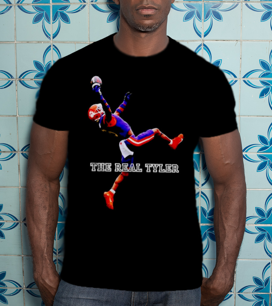 Clemson Tigers The Real Tyler Browns Football Catch T-Shirt