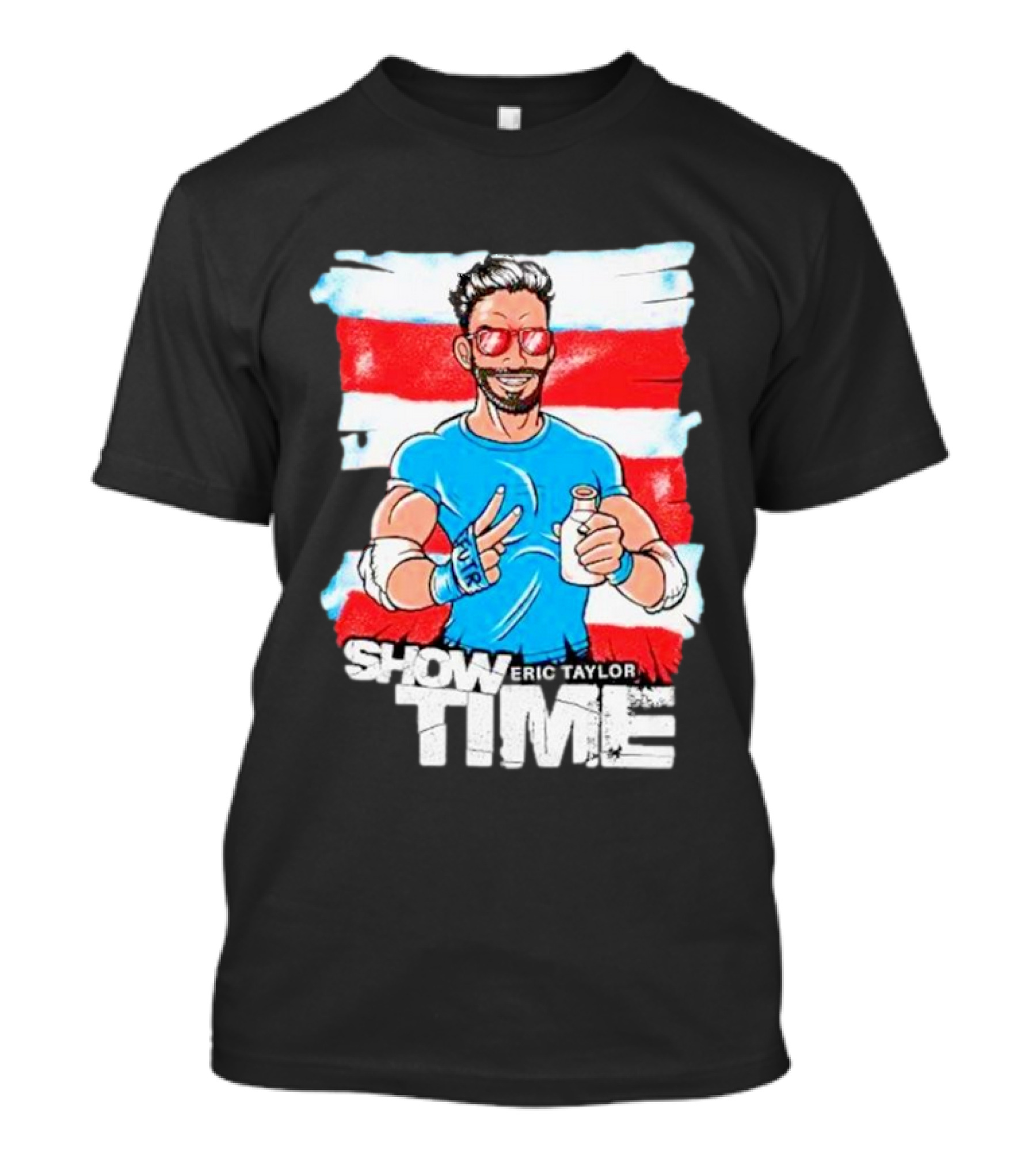 Eric Taylor Show Time Peace Pose And Drink T-Shirt