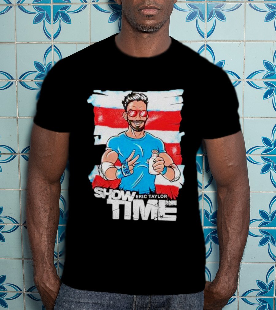 Eric Taylor Show Time Peace Pose And Drink T-Shirt