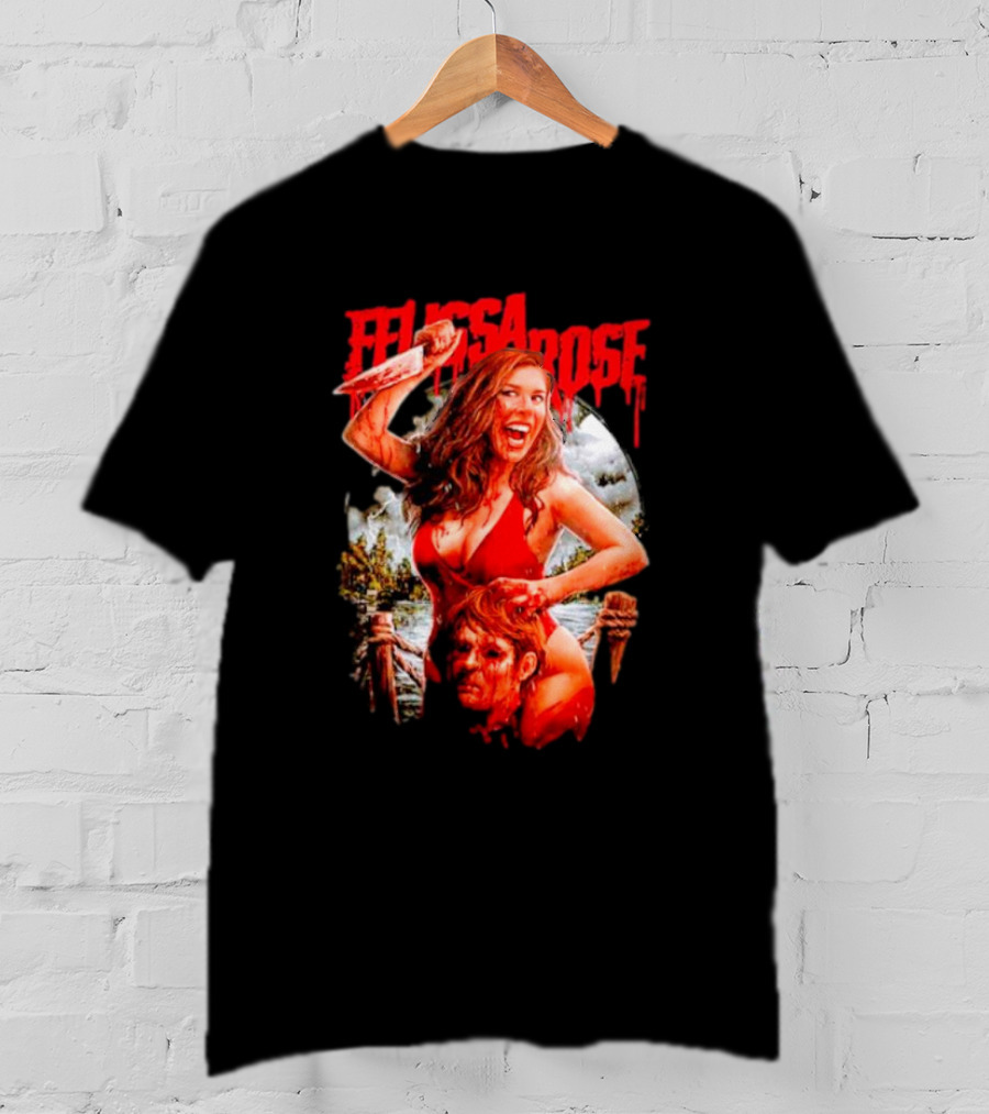 Felissa Rose Off With Your Head Horror Movie T-Shirt