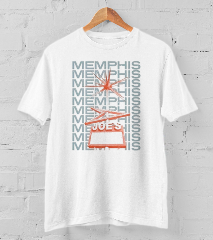 Memphis Joe's Retro Graphic Style With Starburst T-Shirt