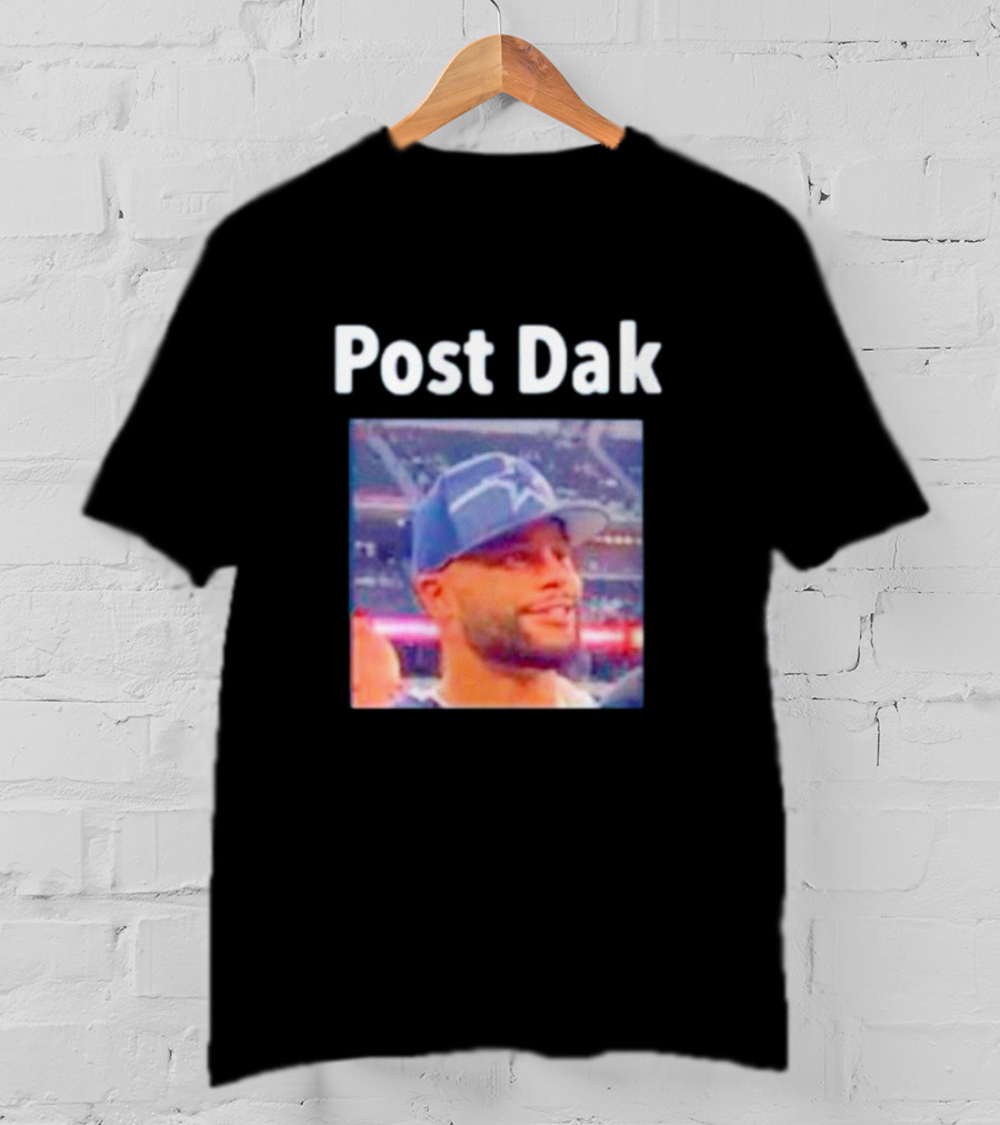 Post Dak Cowboys Star Quarterback Image T-Shirt