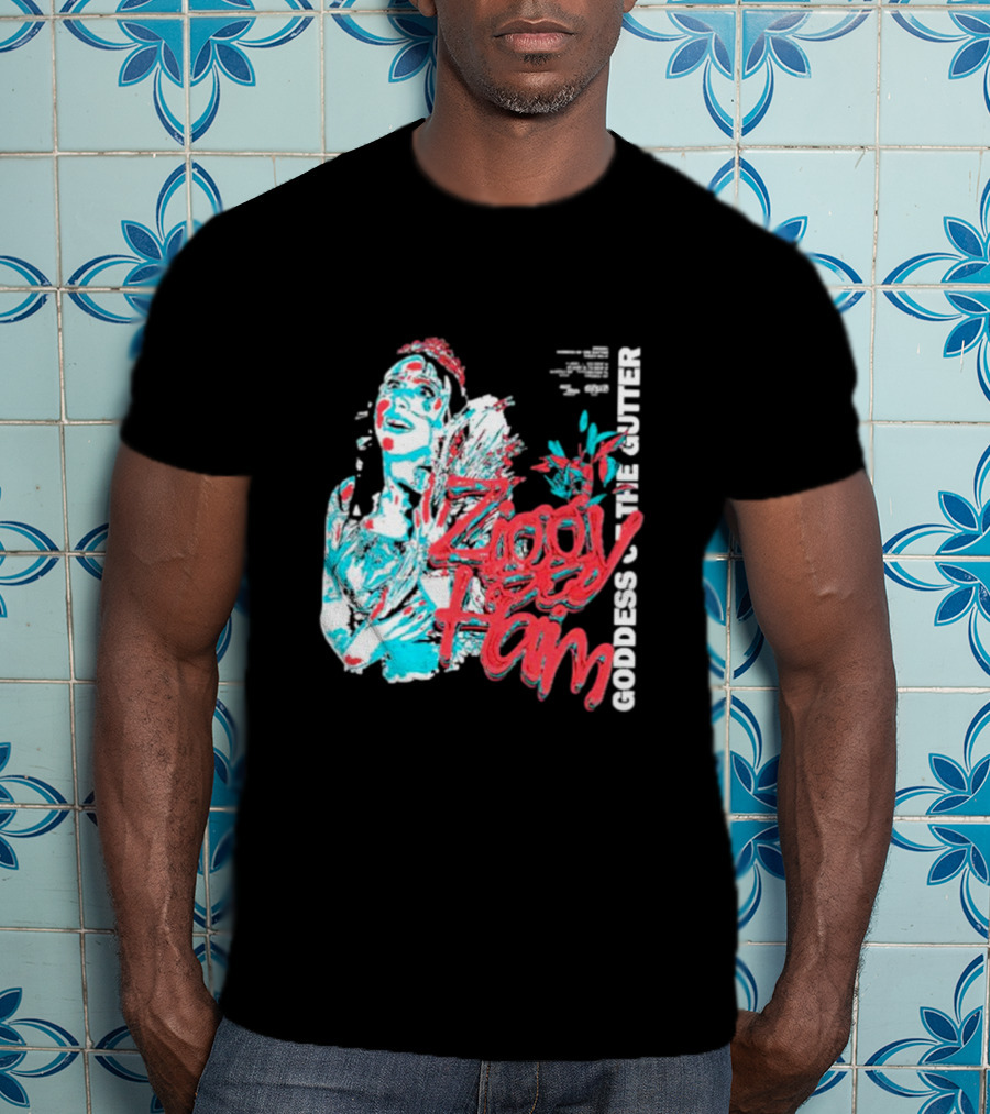 Ziggy Haim Goddess Of The Gutter Vibrant Portrait Style Iconic T-Shirt