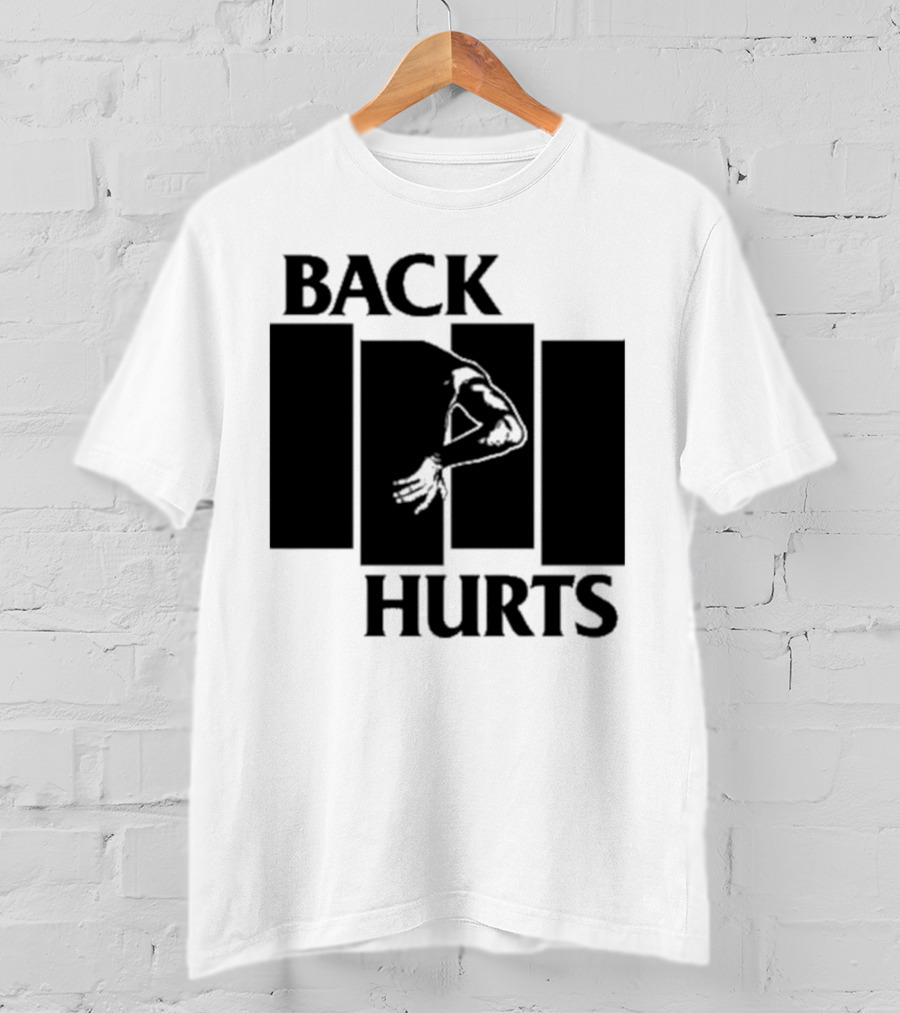 Black Flag Back Hurts T-Shirt