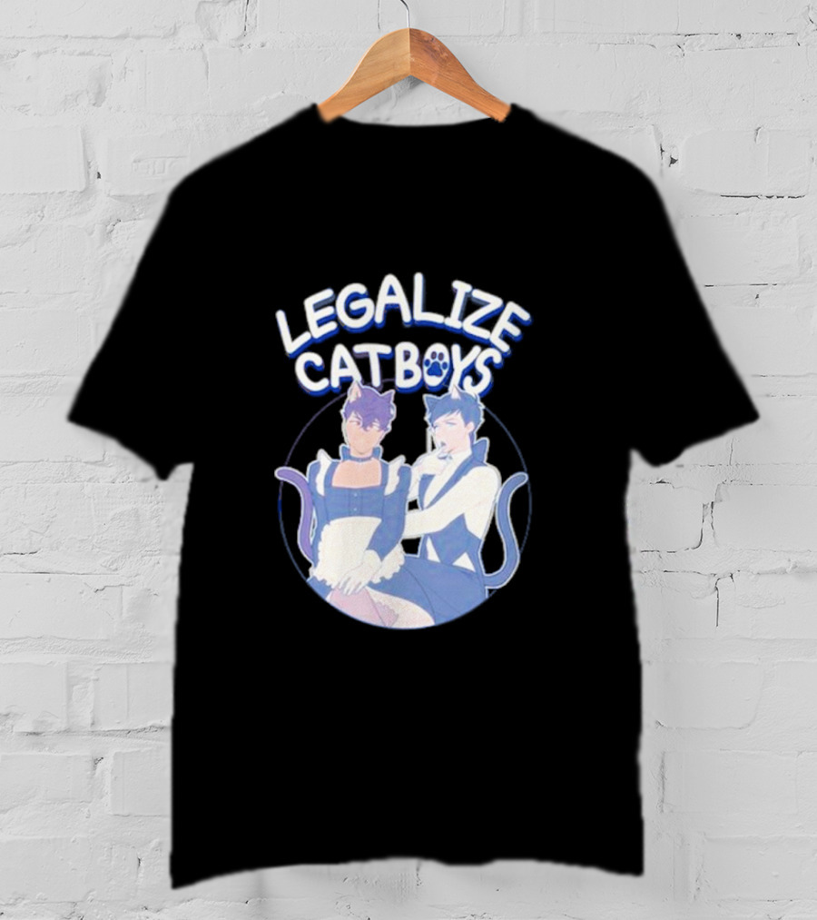Legalize Catboys Dan And Phil-Inspired Fandom Concept T-Shirt
