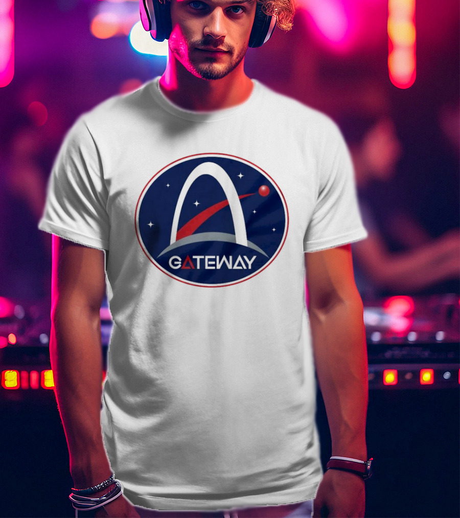Gateway Program NASA Inspired St. Louis Arch T-Shirt