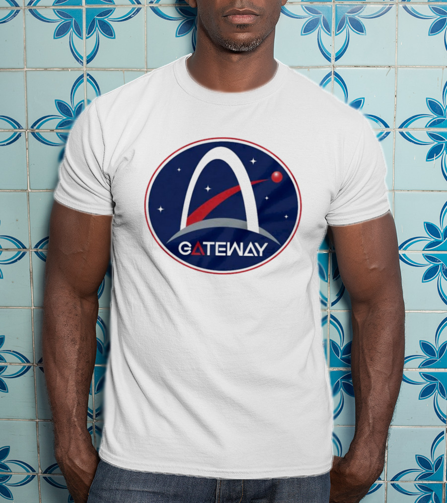 Gateway Program NASA Inspired St. Louis Arch T-Shirt