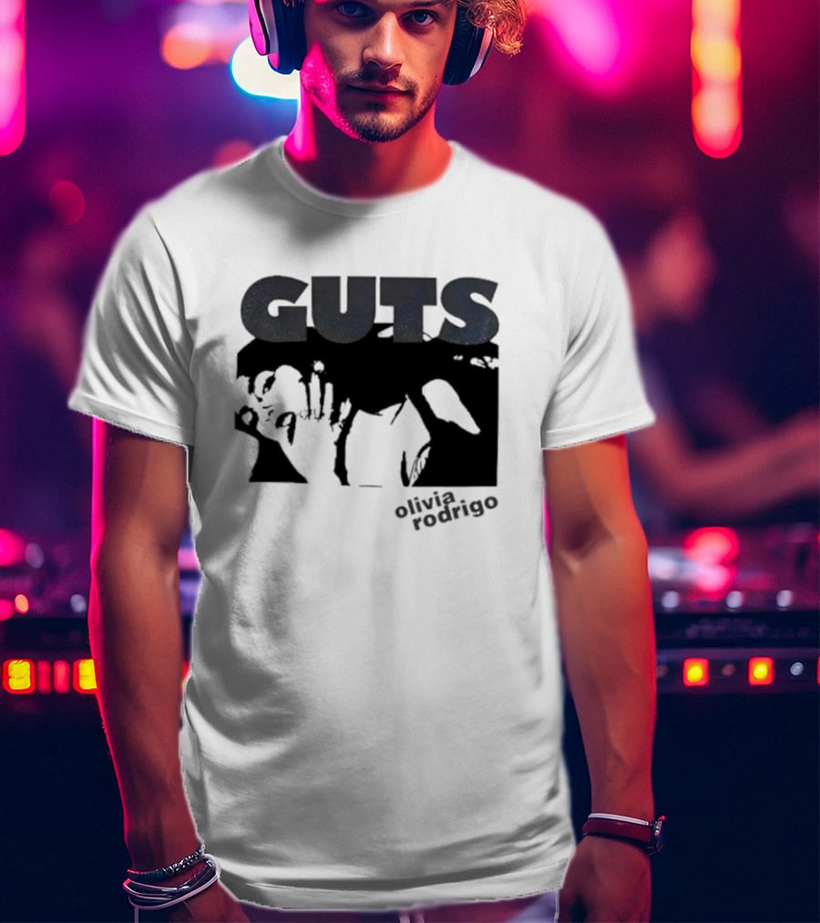 Guts Olivia Rodrigo Glittering T-Shirt