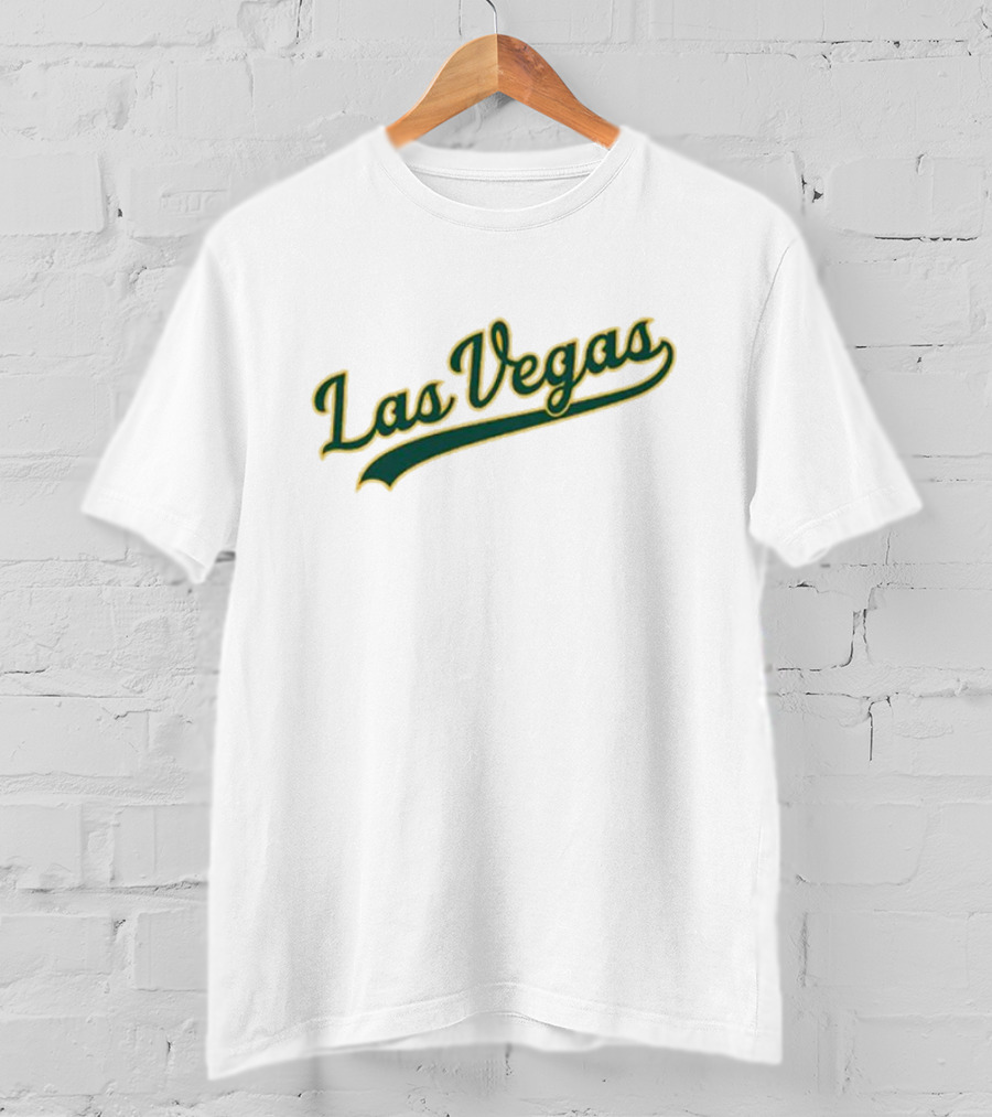 Las Vegas Baseball Script T-Shirt