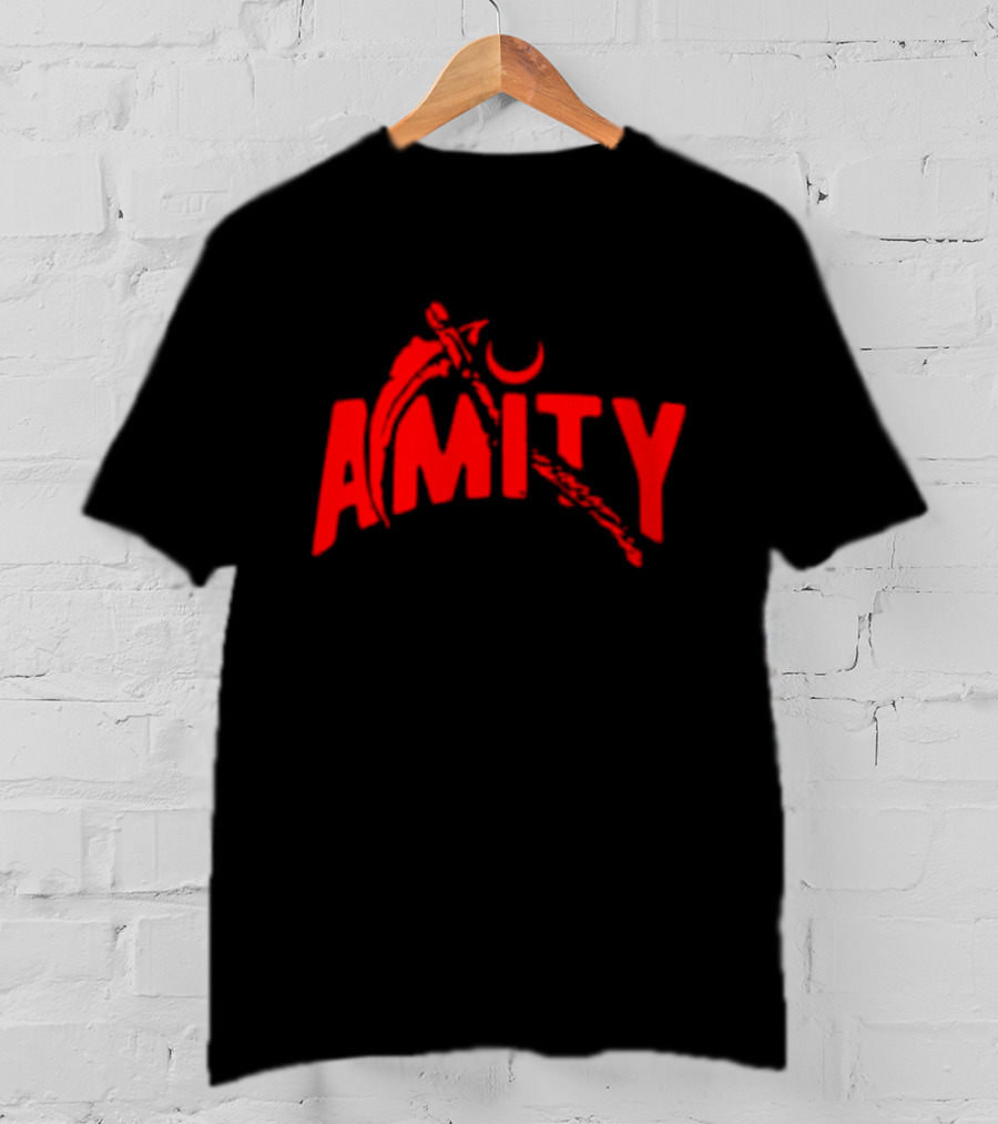 Amity Scythe Pull Me Into Hell Red Crescent T-Shirt