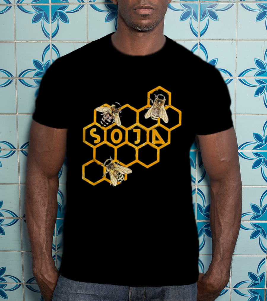 SOJA Bee Honeycomb T-Shirt