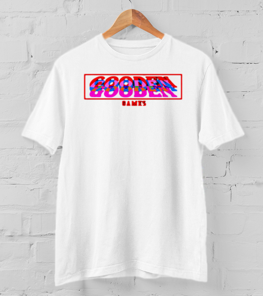 Drew Gooden Merch Gooden Games Glitch Text T-Shirt