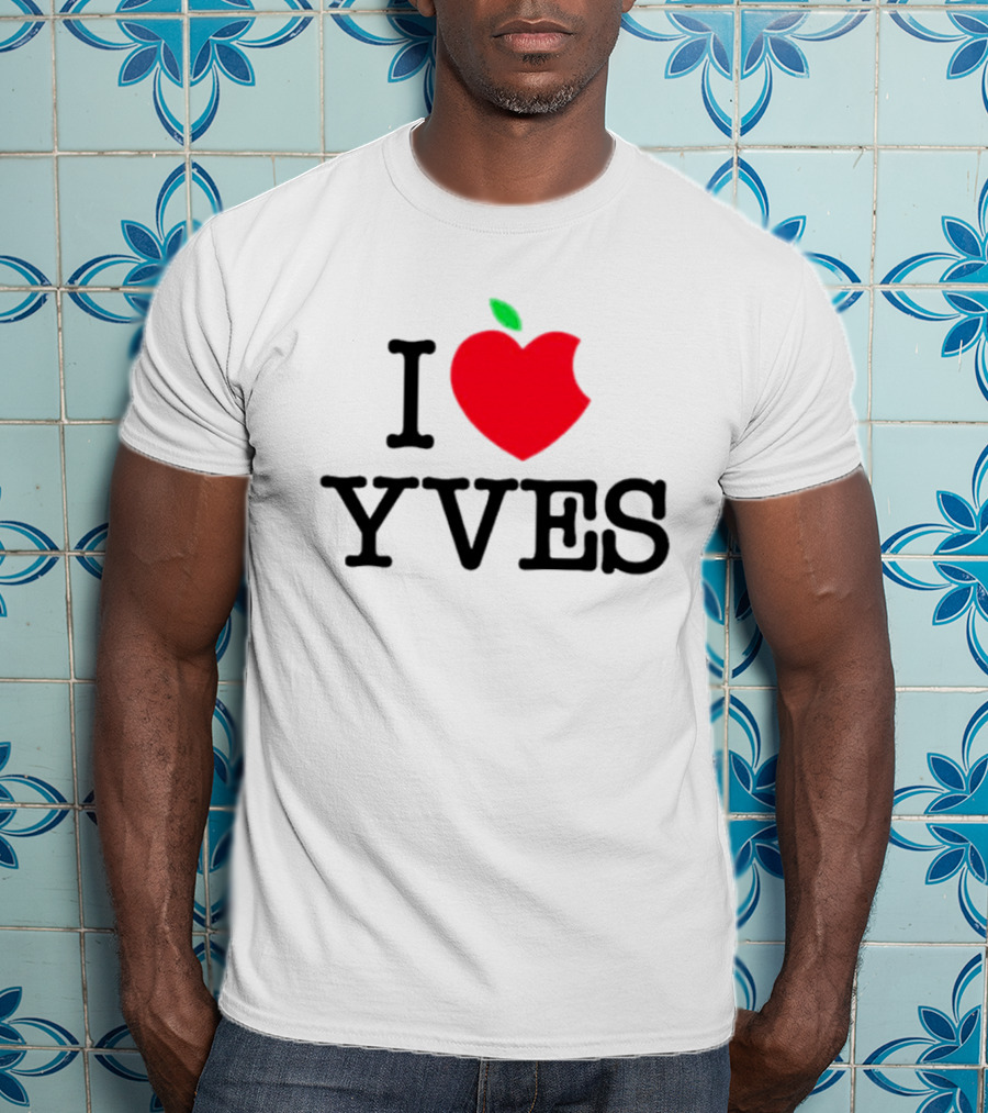 I Heart Apple Yves Red Apple T-Shirt