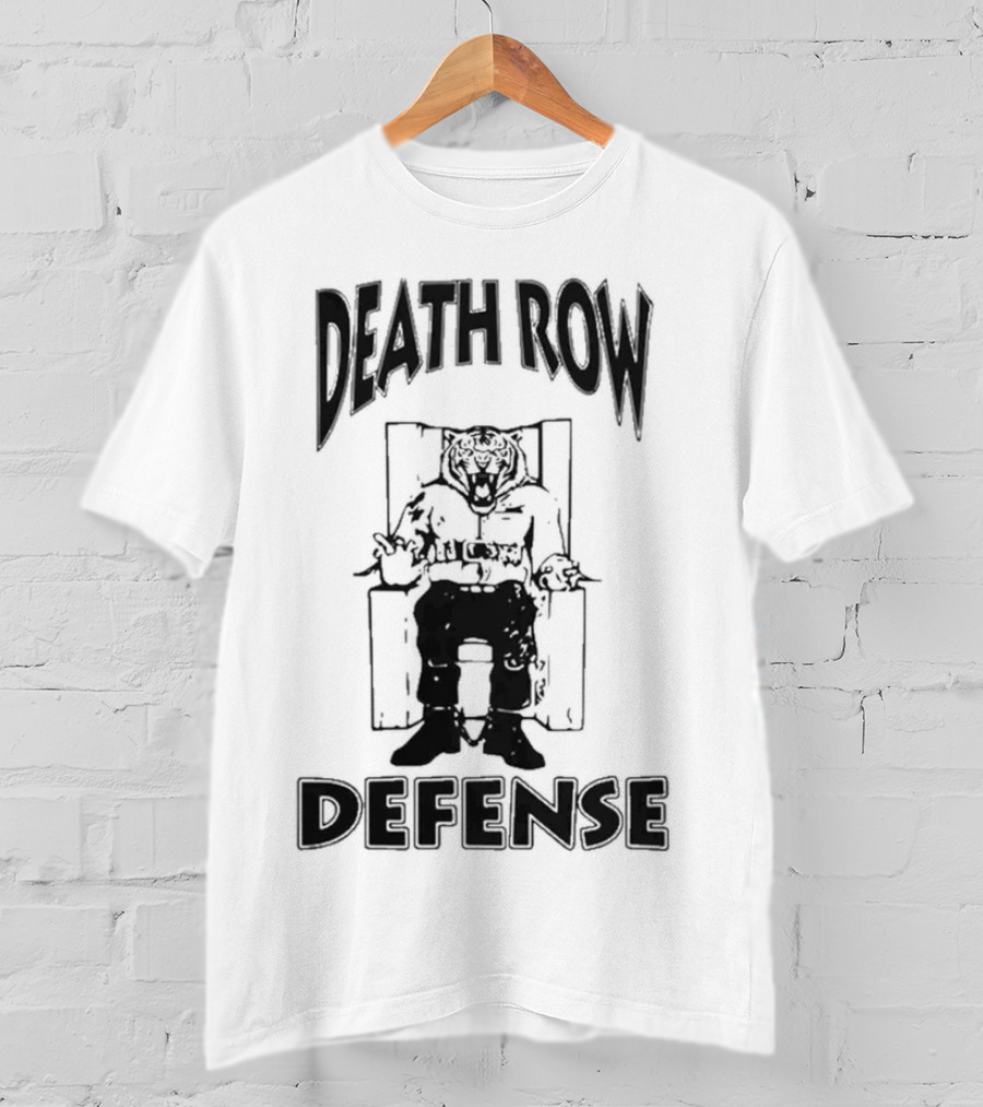 Missouri Tigers Death Row Defense Football Tiger Electric Chair T-Shirt