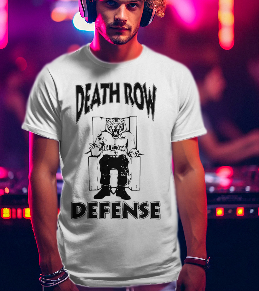 Missouri Tigers Death Row Defense Football Tiger Electric Chair T-Shirt