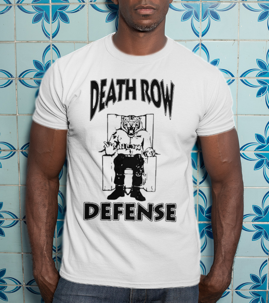 Missouri Tigers Death Row Defense Football Tiger Electric Chair T-Shirt