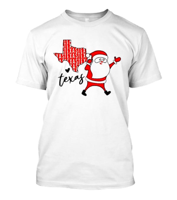 Texas Santa Claus Christmas Cheer T-Shirt