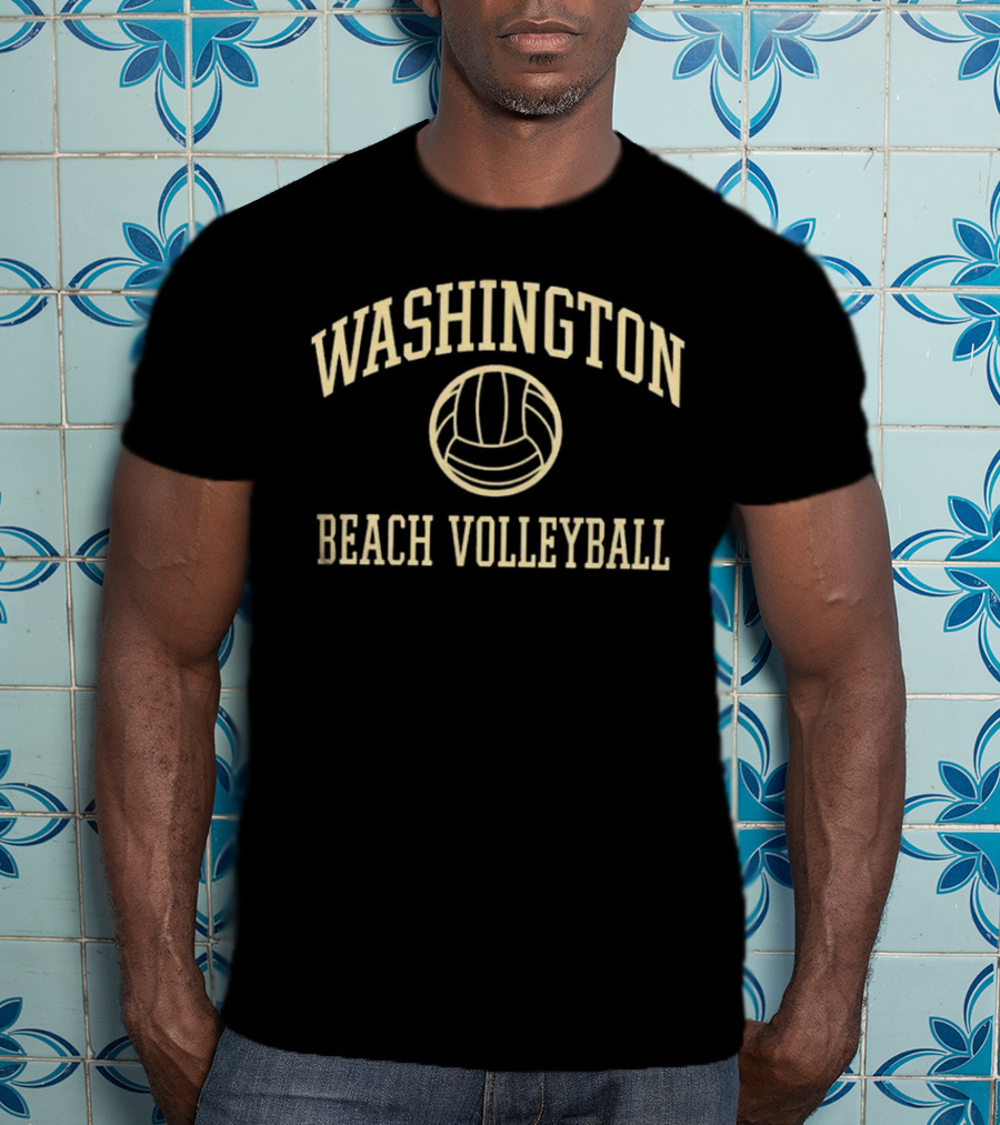 Washington Huskies Beach Volleyball Washington Beach Volleyball T-Shirt