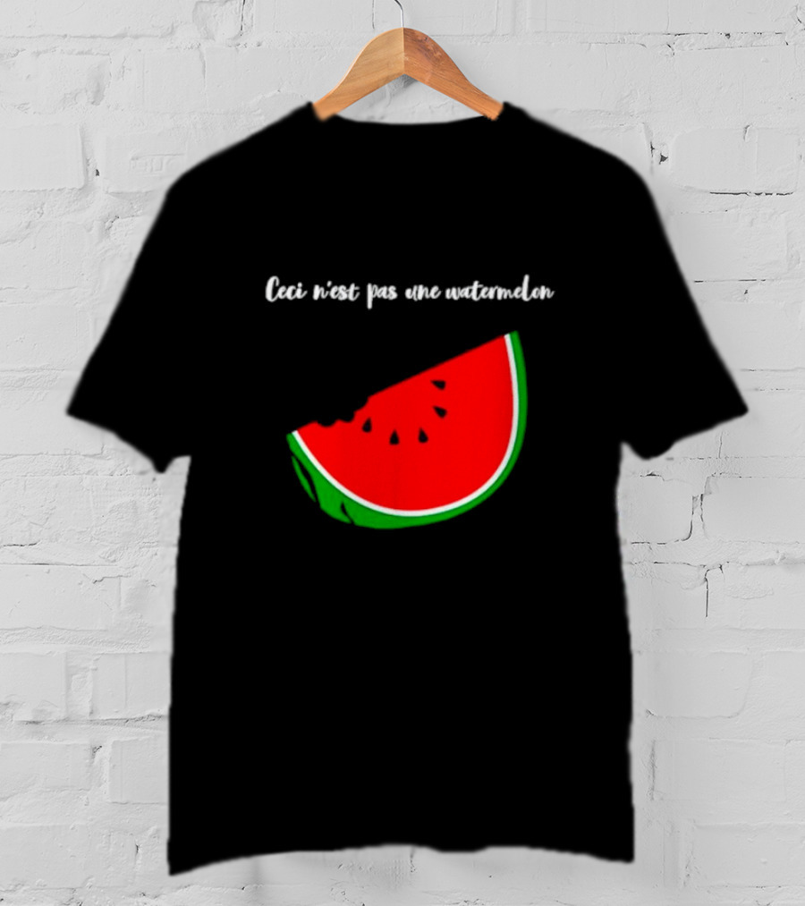 Ceci N’est Pas Une Watermelon Slice Magritte T-Shirt