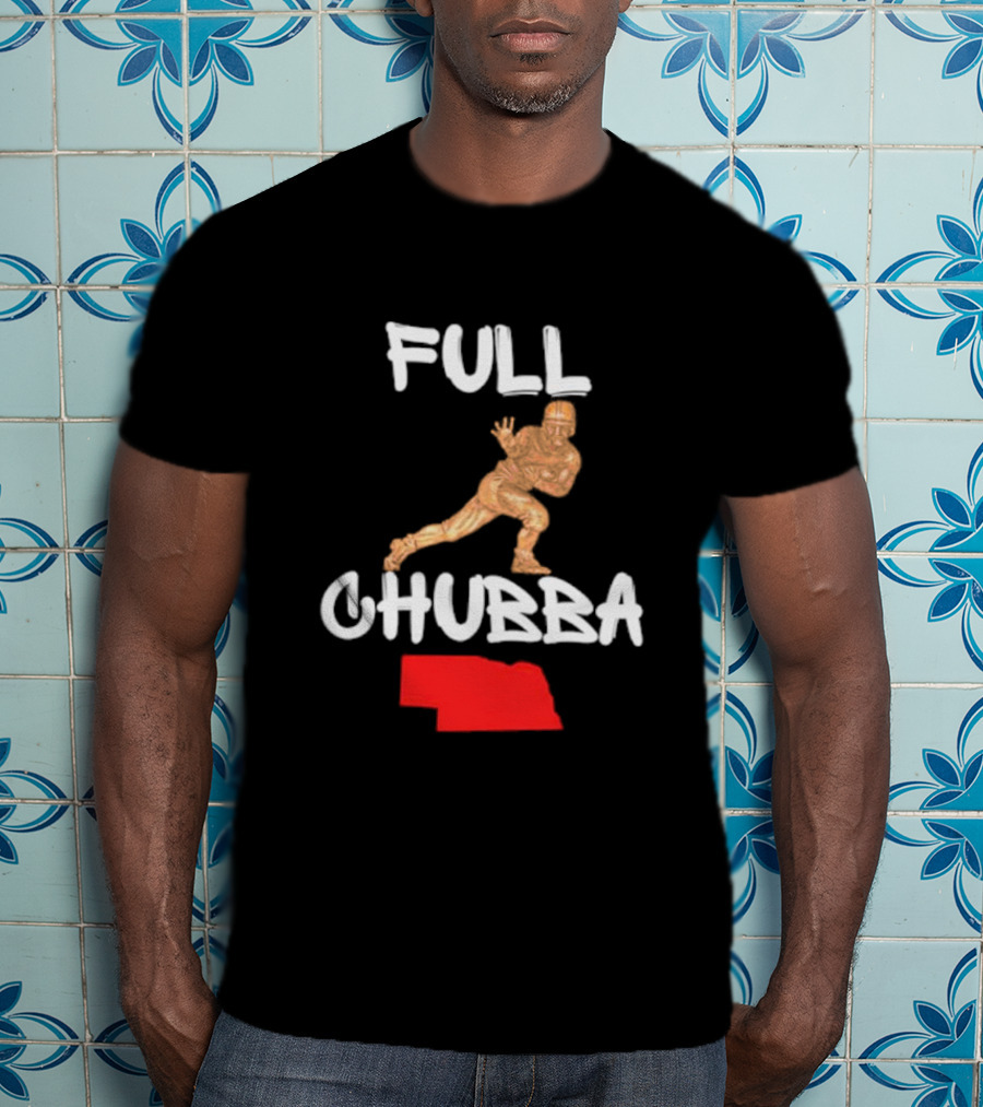 Full Chubba Nebraska Football Running T-Shirt