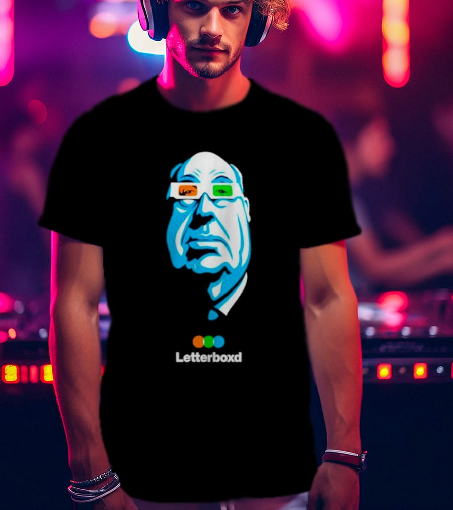 Hitch Portrait Pop Art Letterboxd T-Shirt