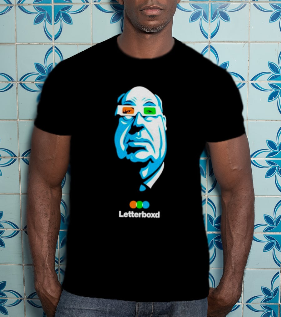 Hitch Portrait Pop Art Letterboxd T-Shirt