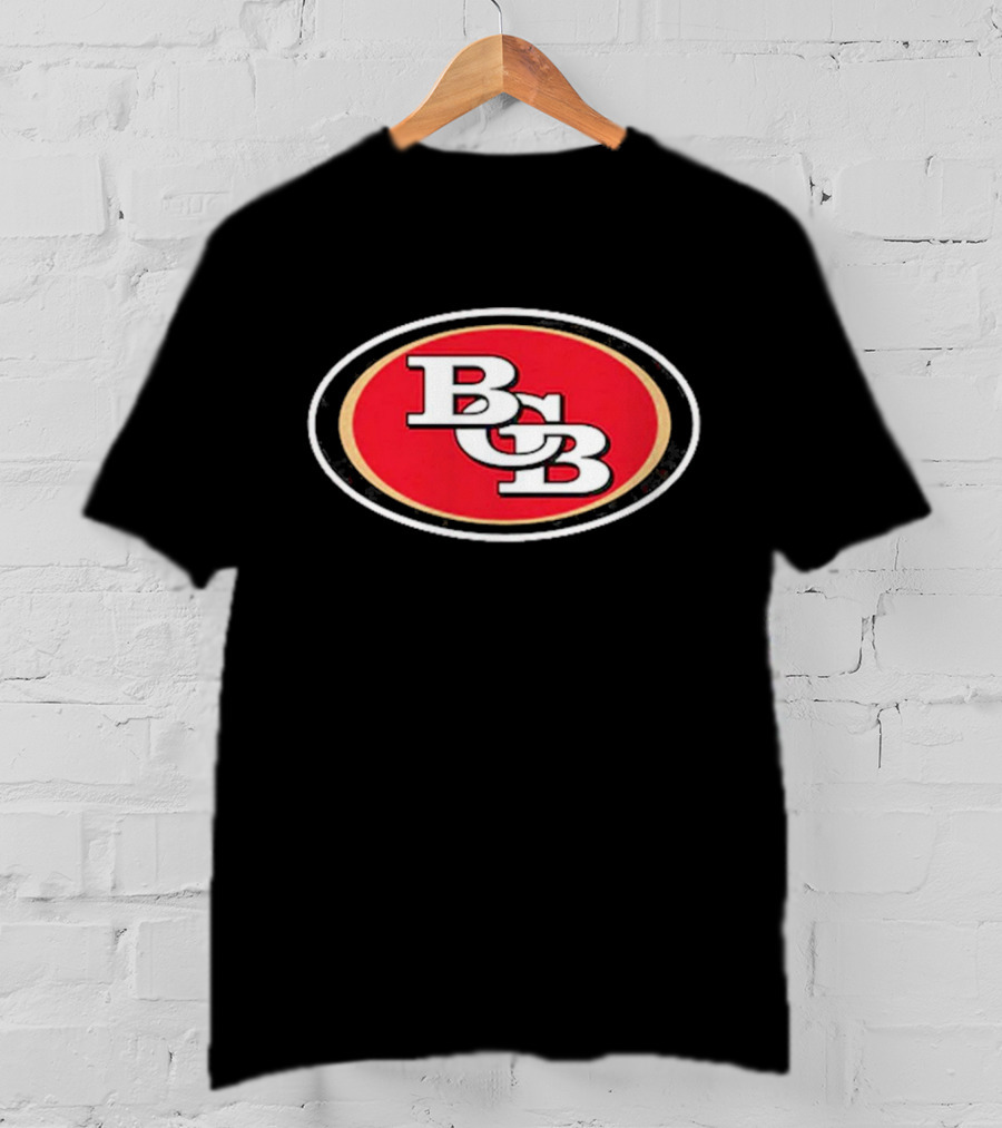 San Francisco 49ers BCB Initials Red Oval T-Shirt