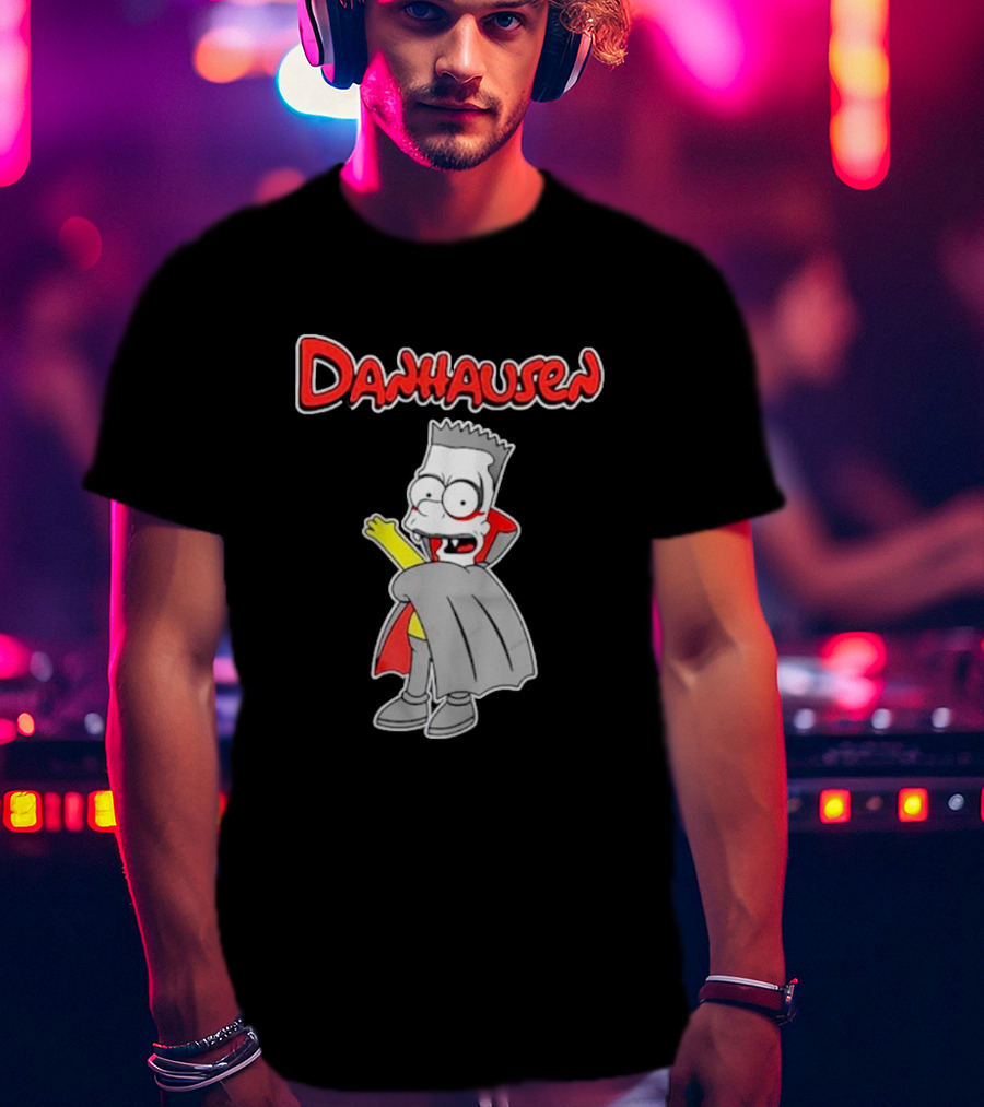 Danhausen Bootleghausen Cartoon Homage Character Mashup T-Shirt