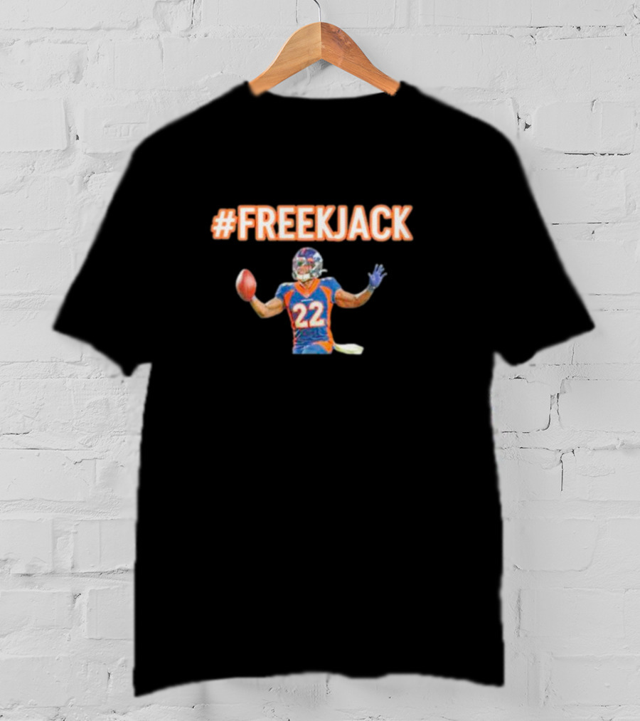 FREKJACK Kareem Jackson 22 Denver Football T-Shirt