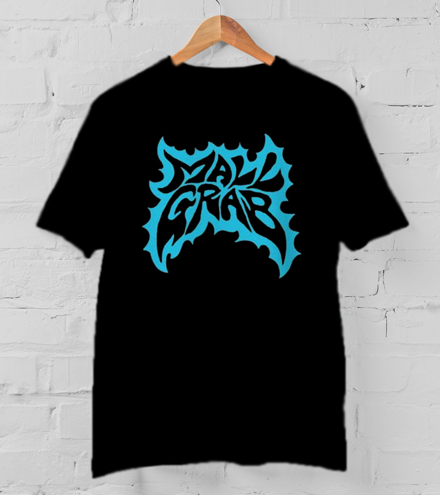 Mall Grab Psychedelic Blue Flame T-Shirt