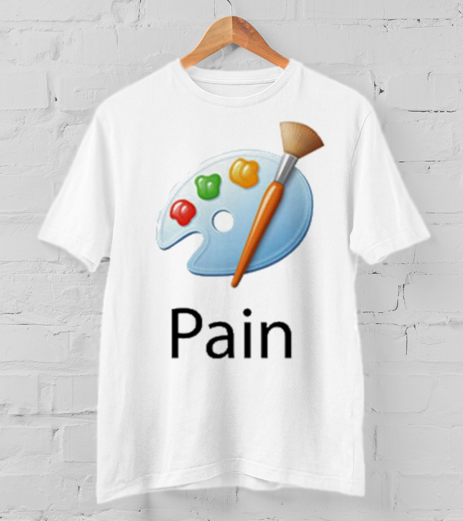 Pain Microsoft Paint Palette Brush T-Shirt