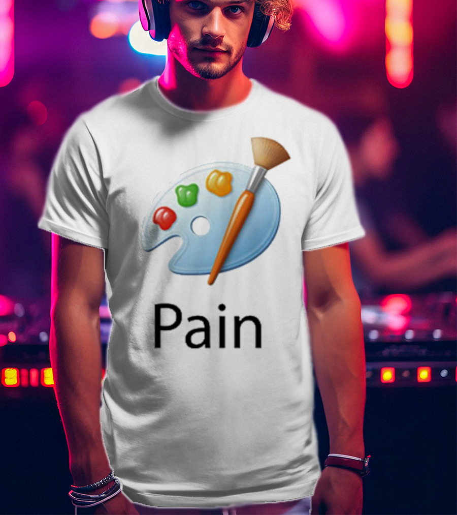 Pain Microsoft Paint Palette Brush T-Shirt