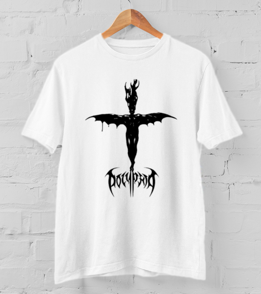 Polyphia Hellspawn Dark Figure With Wings And Horns T-Shirt