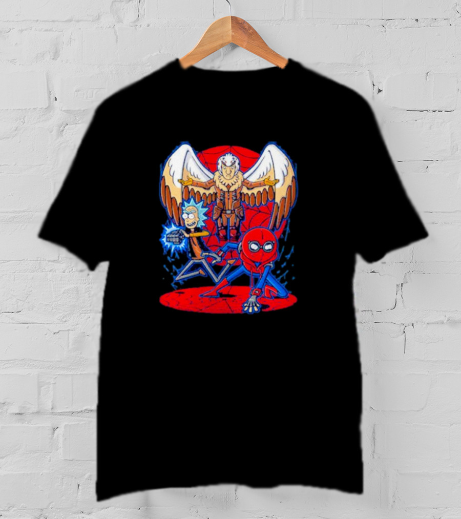 Rick Morty Spider-Man Vulture Mashup T-Shirt