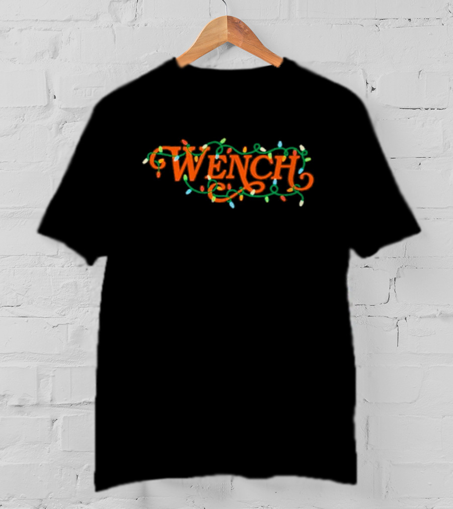 Wench Christmas Lights Festive T-Shirt