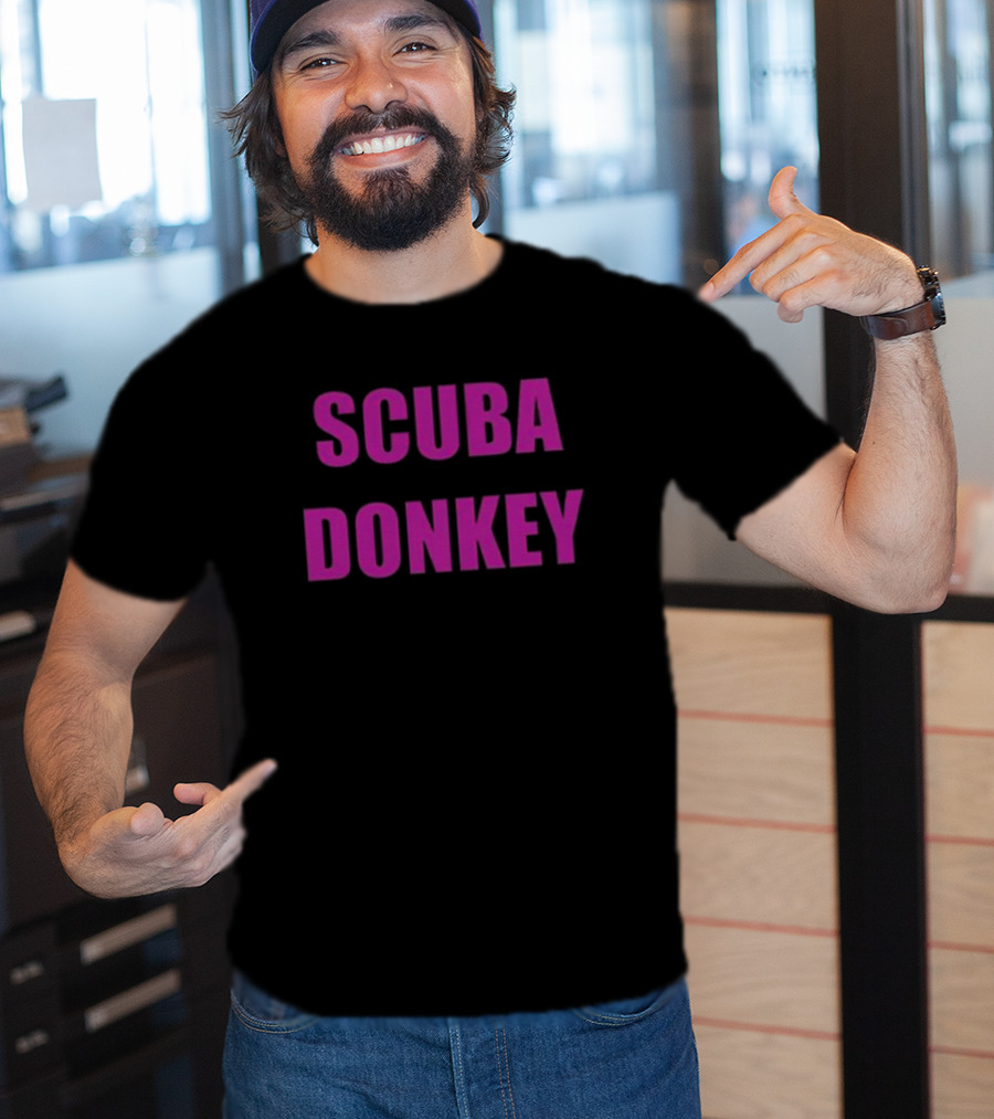 Scuba Donkey Adam Mcintyre T-Shirt