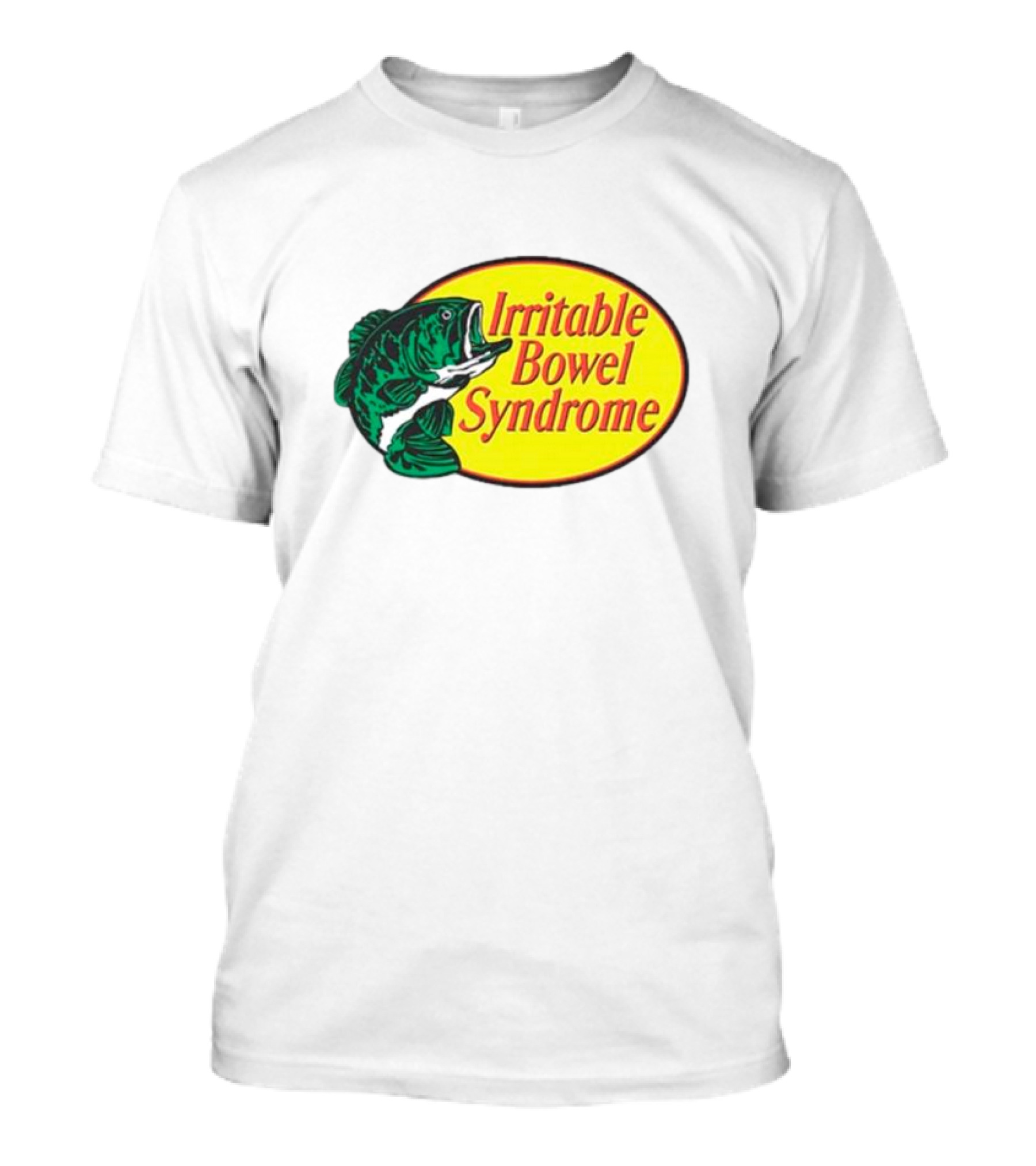 Irritable Bowel Syndrome Bass Fish T-Shirt