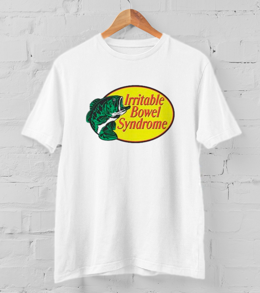 Irritable Bowel Syndrome Bass Fish T-Shirt