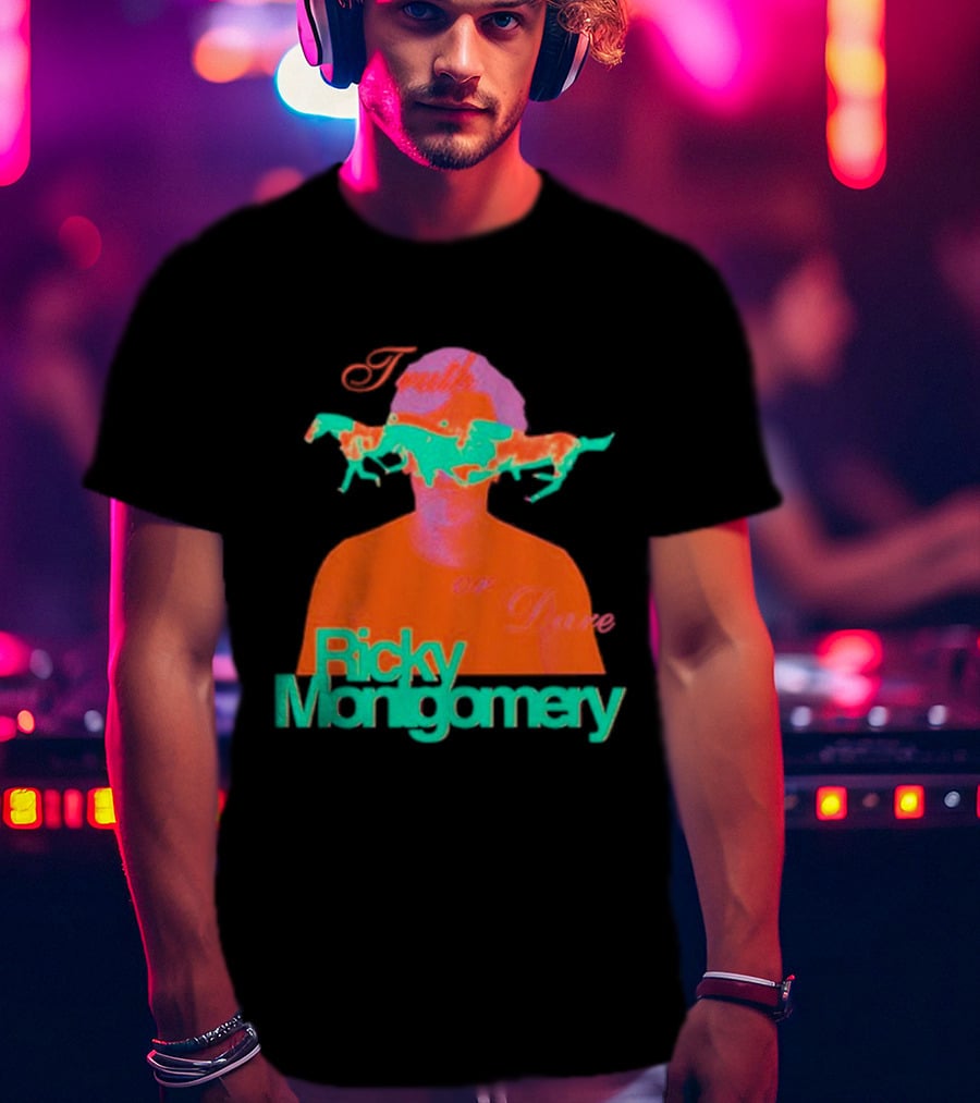 Ricky Montgomery Truth Or Dare Vibrant Horse Overlay T-Shirt