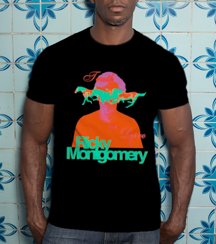 Ricky Montgomery Truth Or Dare Vibrant Horse Overlay T-Shirt